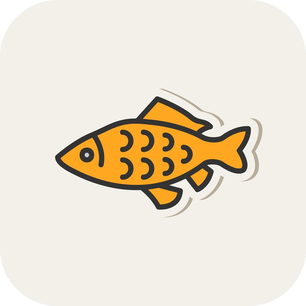 Carp Vector Icon Design