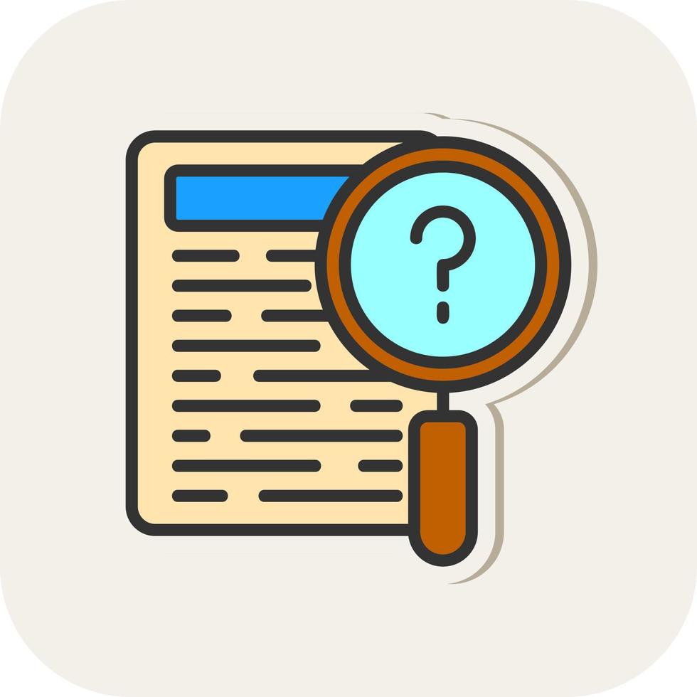 Evidence Vector Icon Design