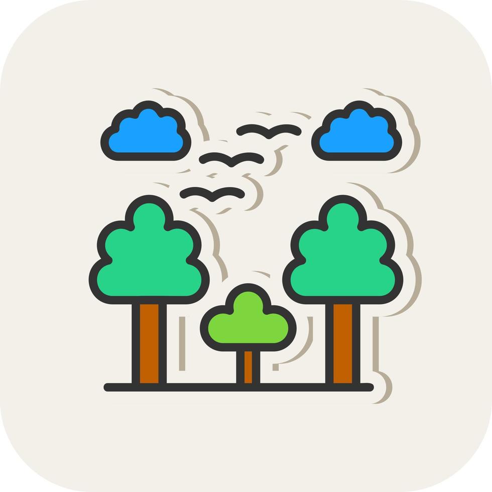 Forest Vector Icon Design