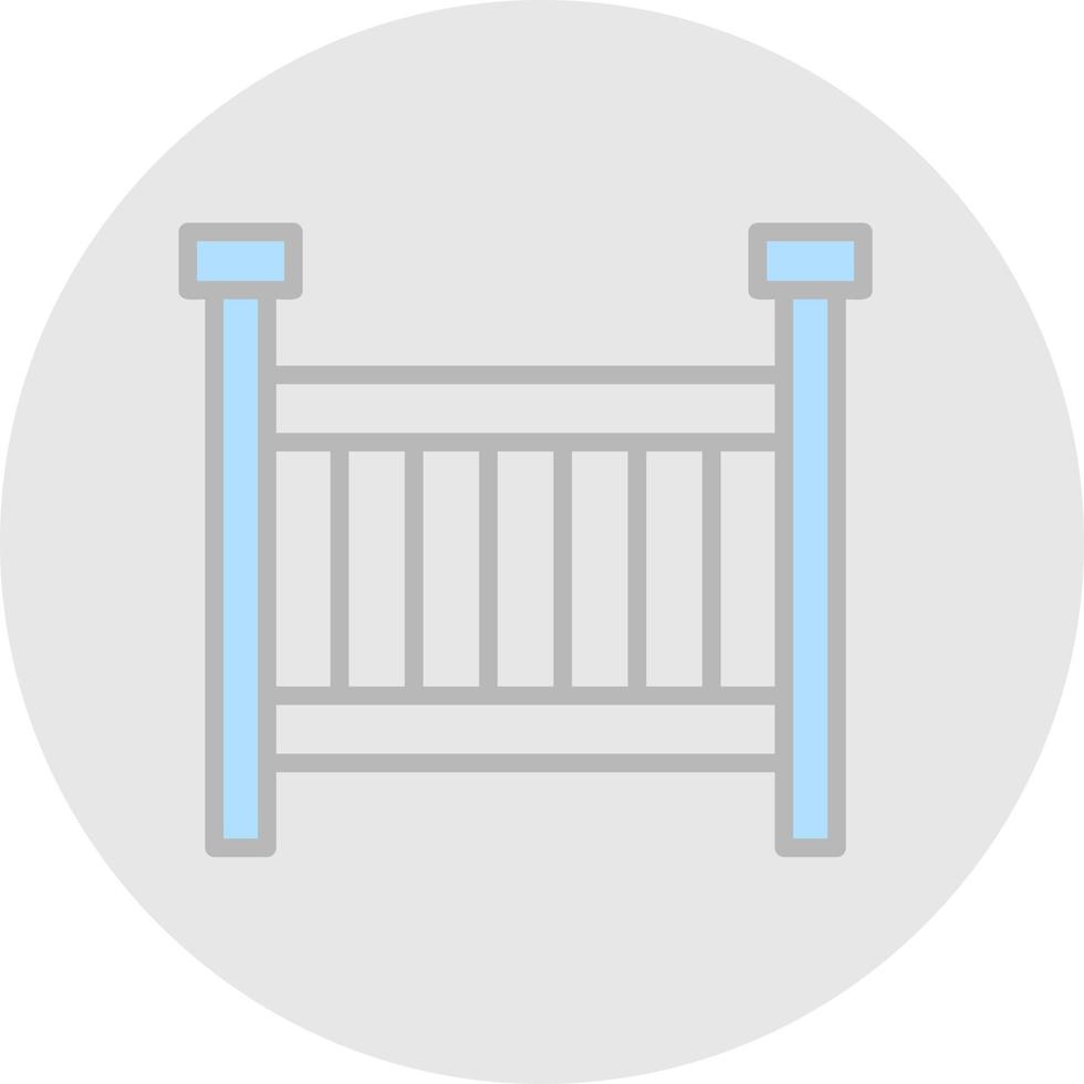 Crib Vector Icon Design