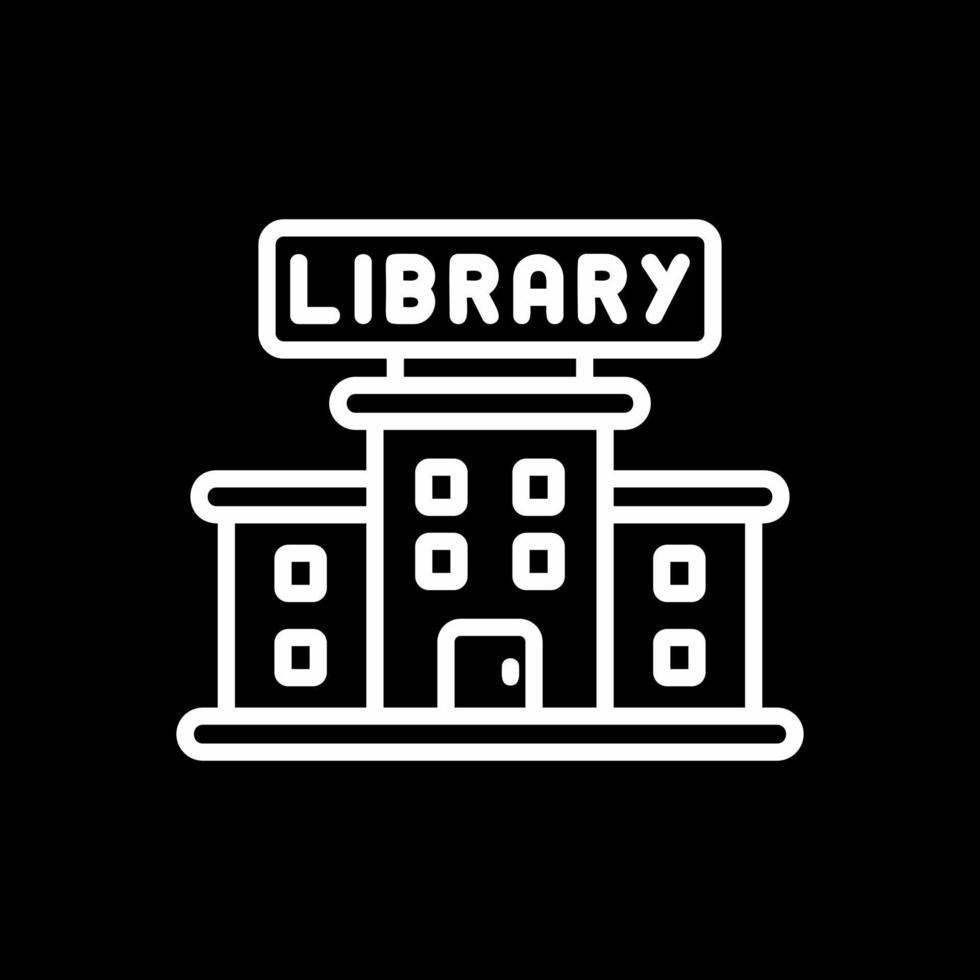 diseño de icono de vector de biblioteca