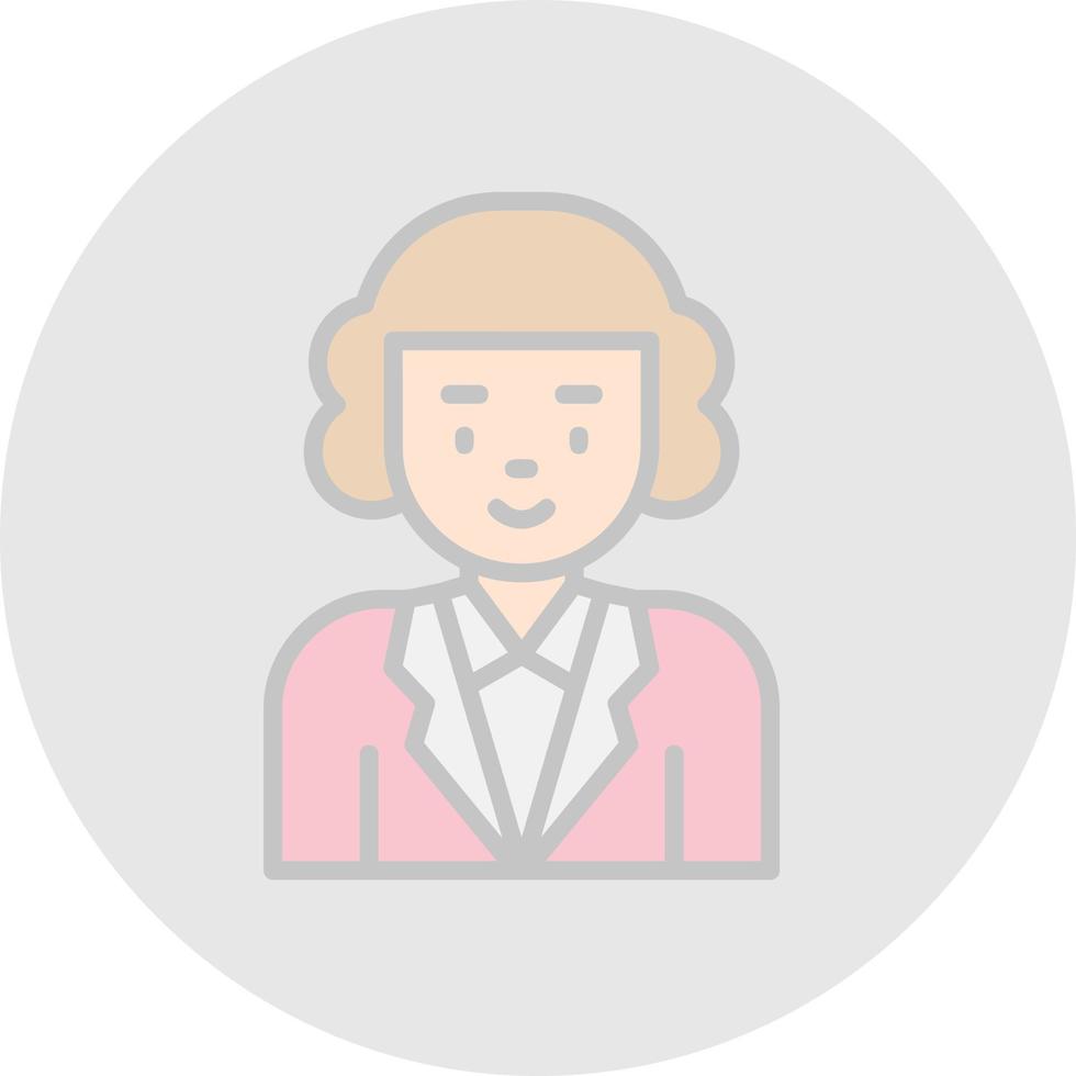 Judge Vector Icon Design