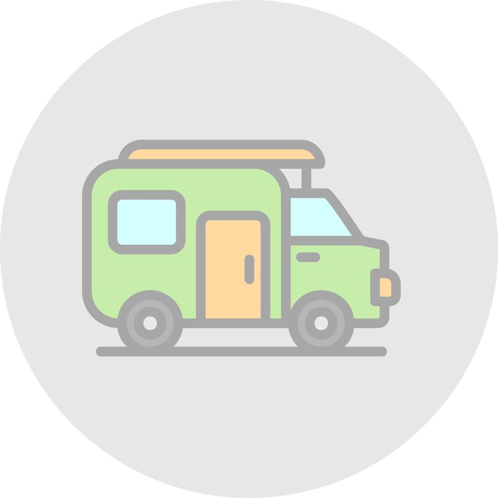 Caravan Vector Icon Design