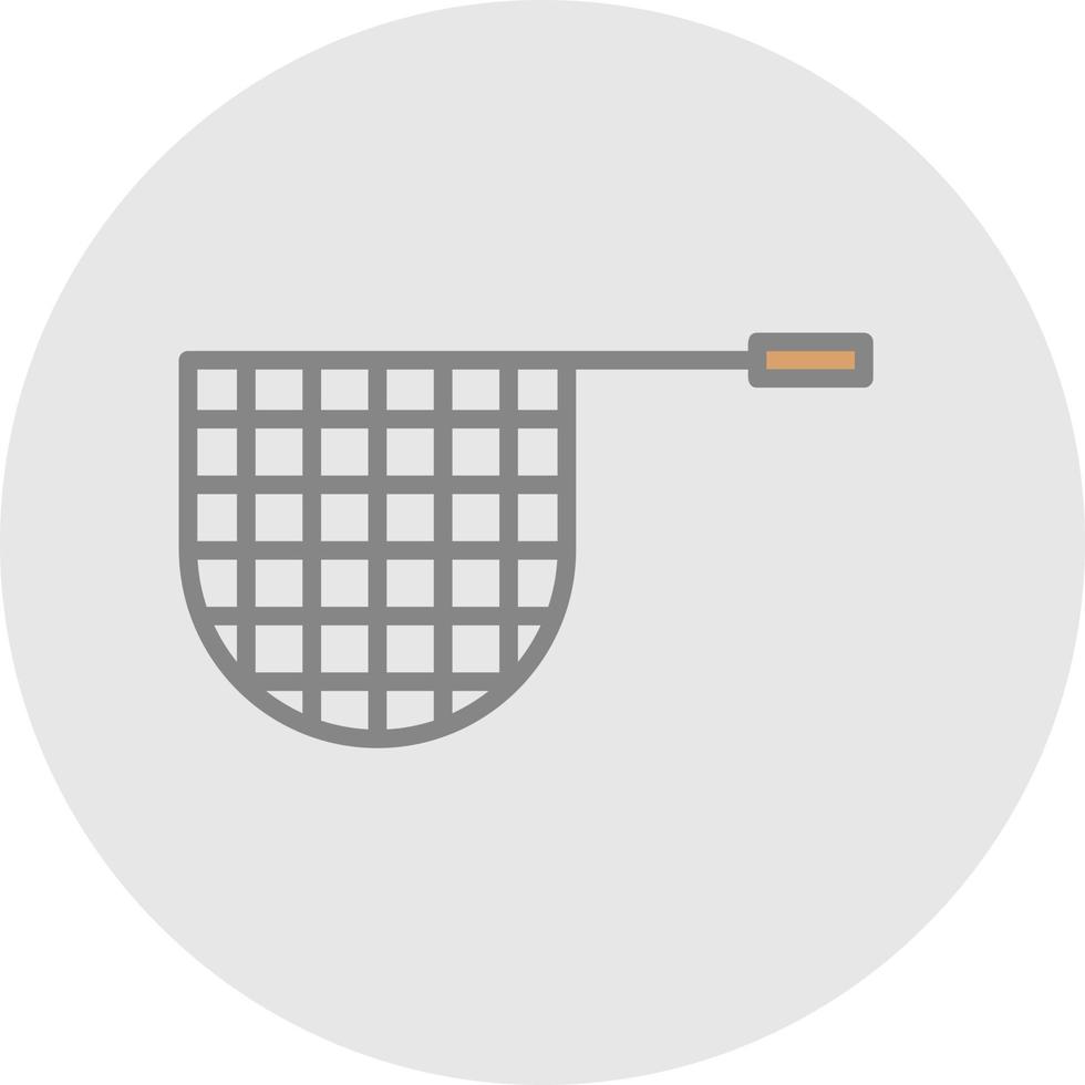 Fishing Net Vector Icon Design