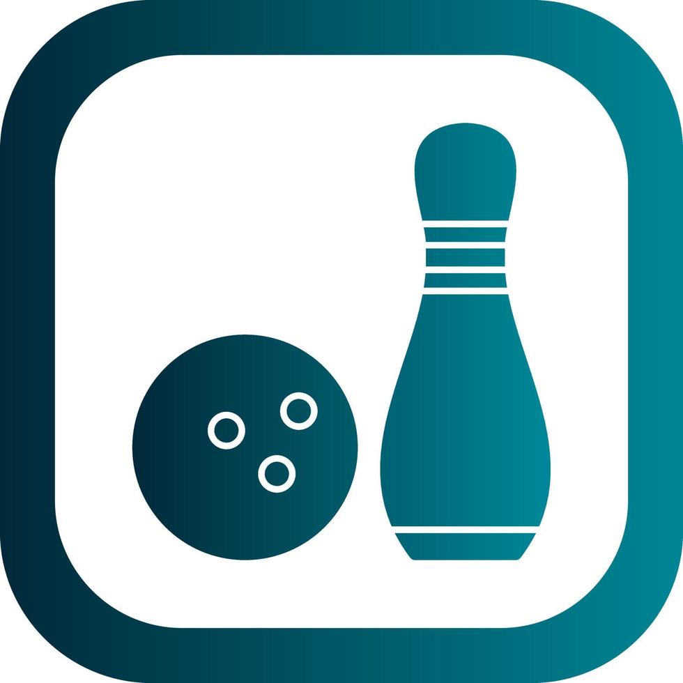 Bowling Vector Icon Design