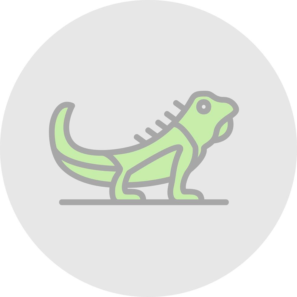 Iguana Vector Icon Design