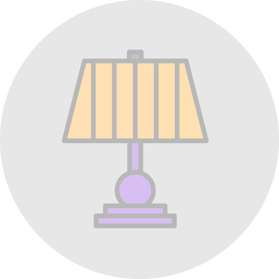 Lamp Vector Icon Design