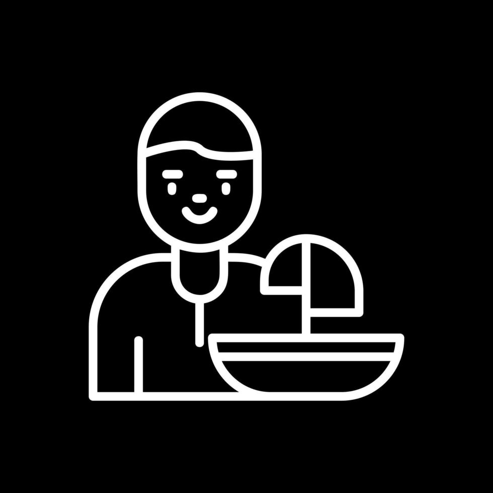 Windsurfer Vector Icon Design