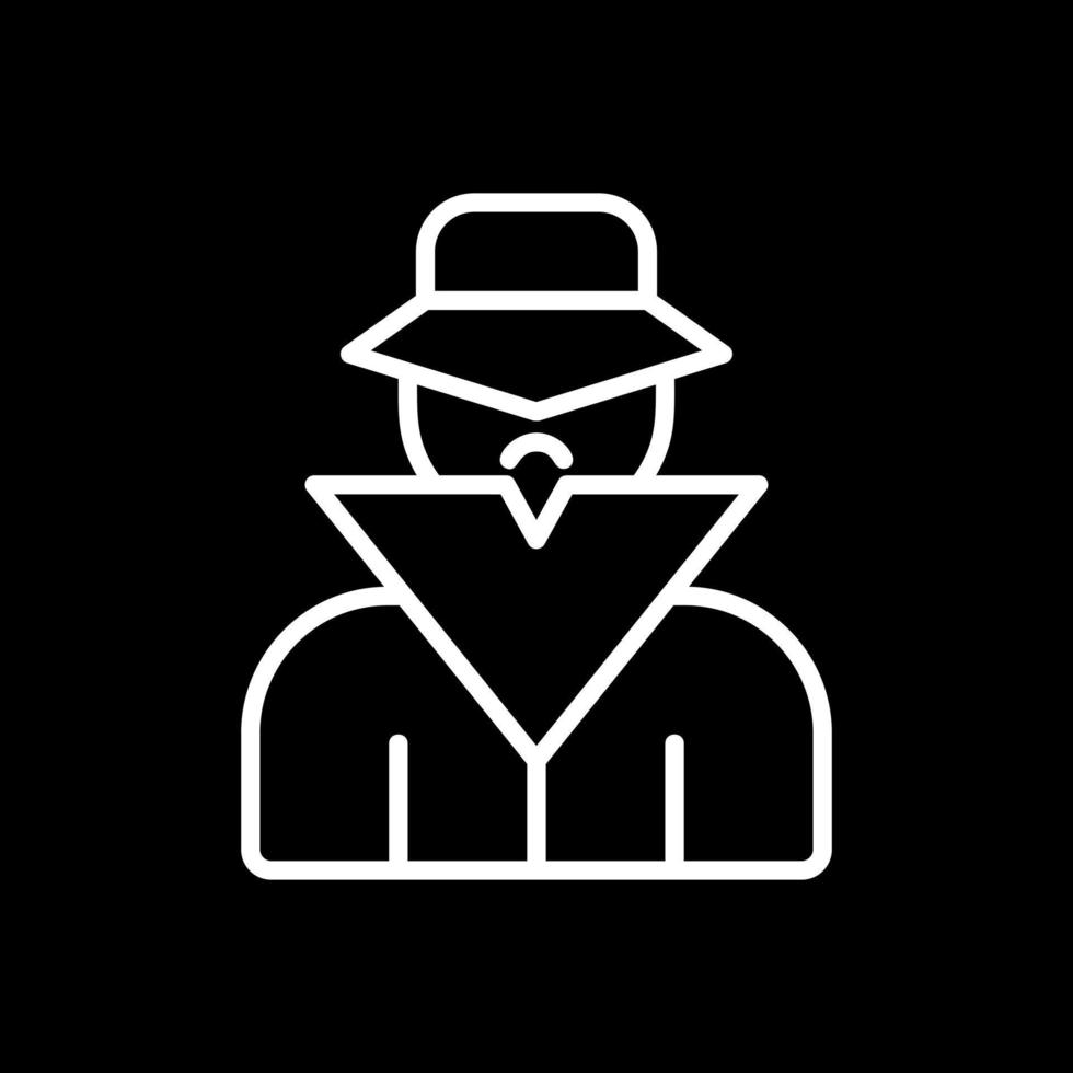 diseño de icono de vector de detective