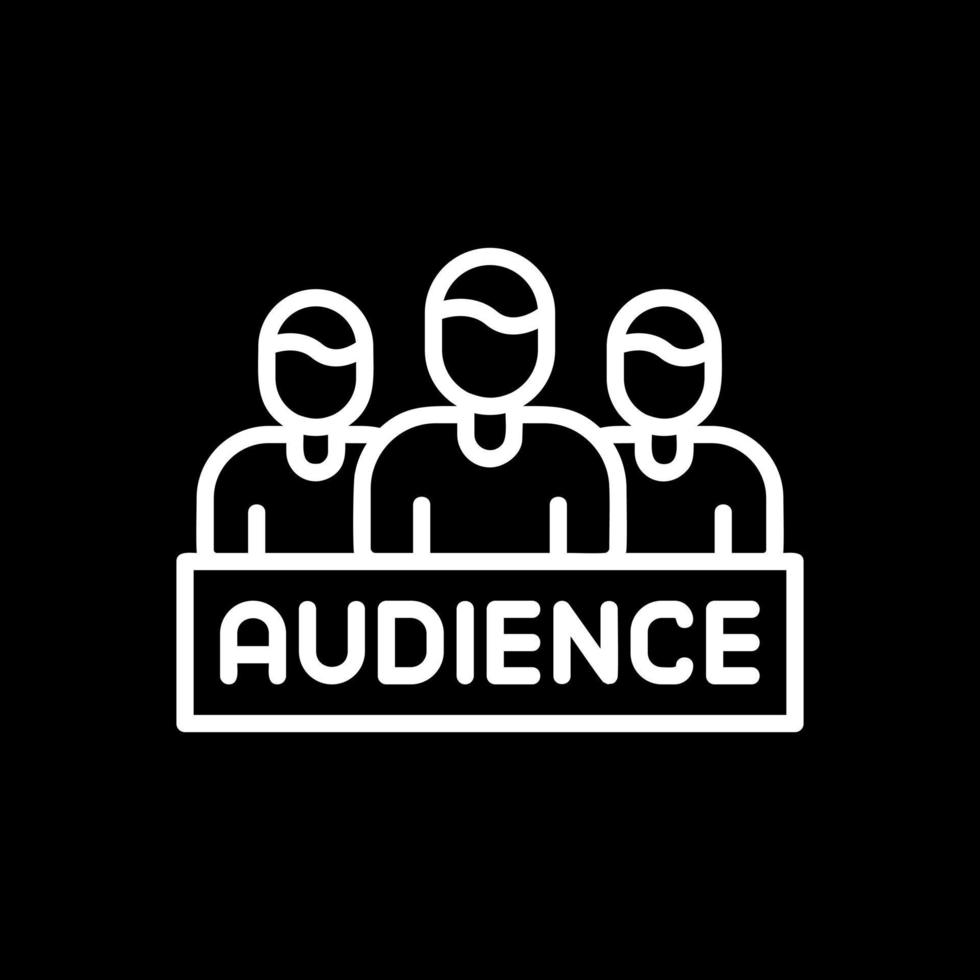 Audience Vector Icon Design