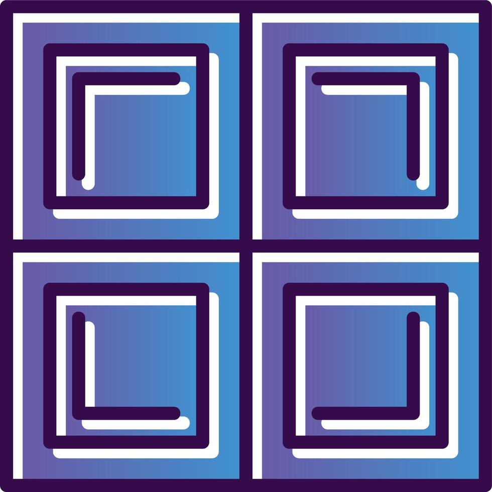 Blocks Vector Icon Design