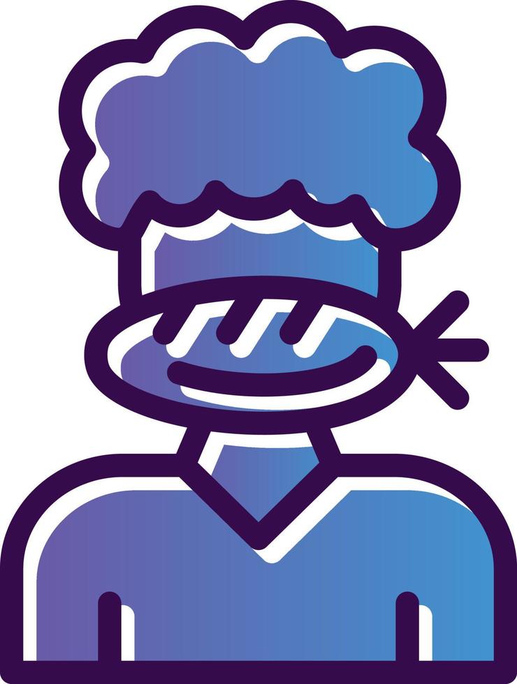 Eating Vector Icon Design