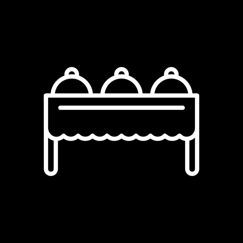 diseño de icono de vector de buffet