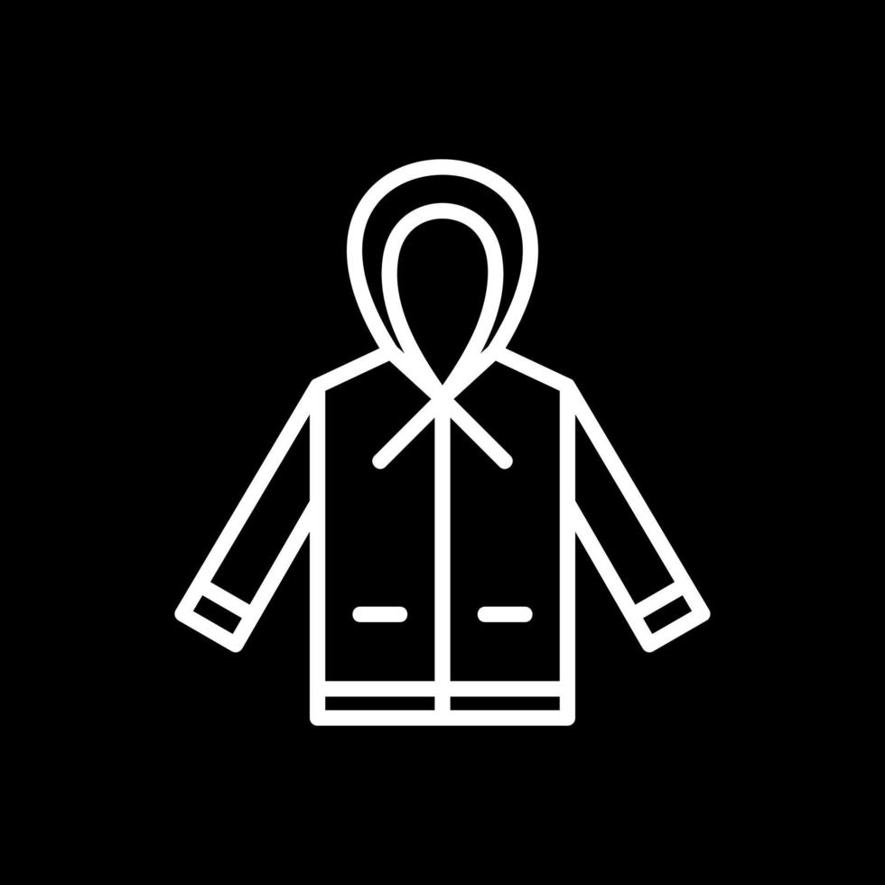 Raincoat Vector Icon Design