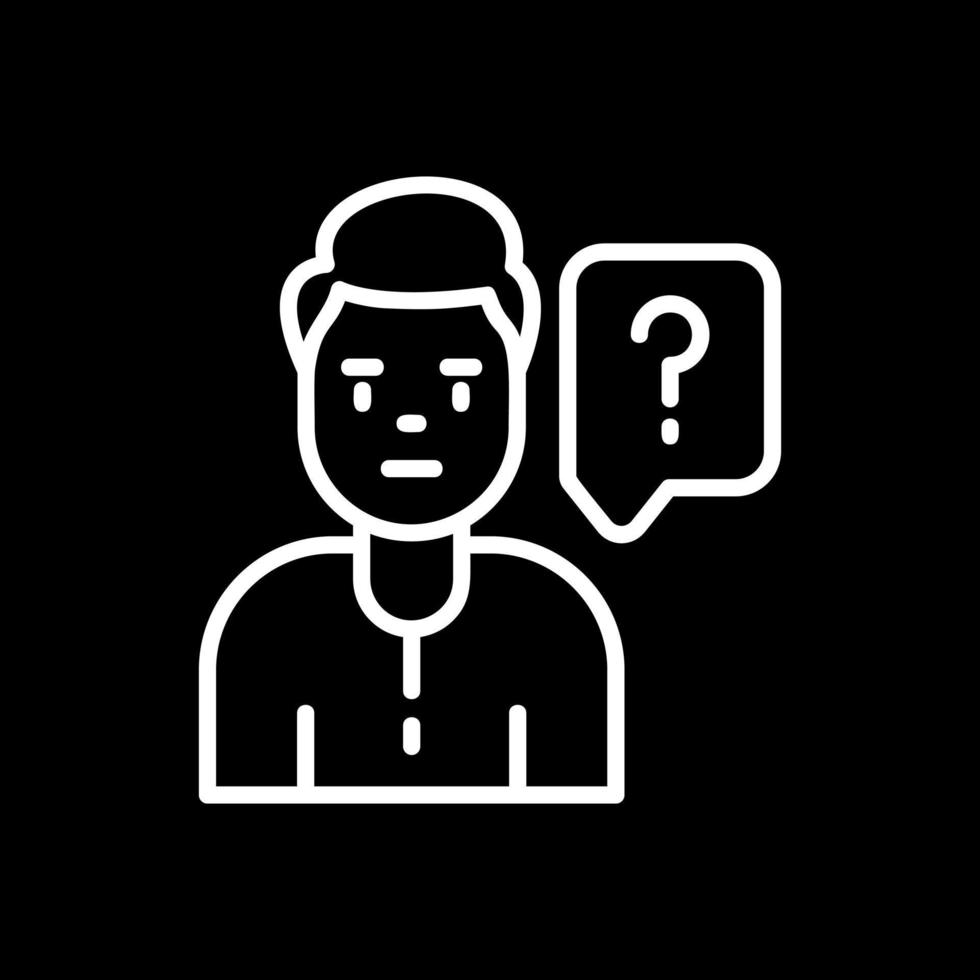 Doubt Vector Icon Design