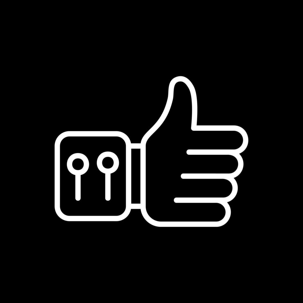 Thumbs Up Vector Icon Design
