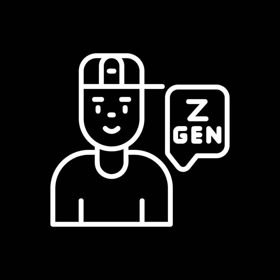 Generation Z Vector Icon Design