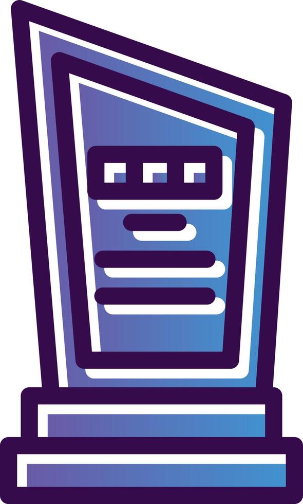 Trophy Vector Icon Design