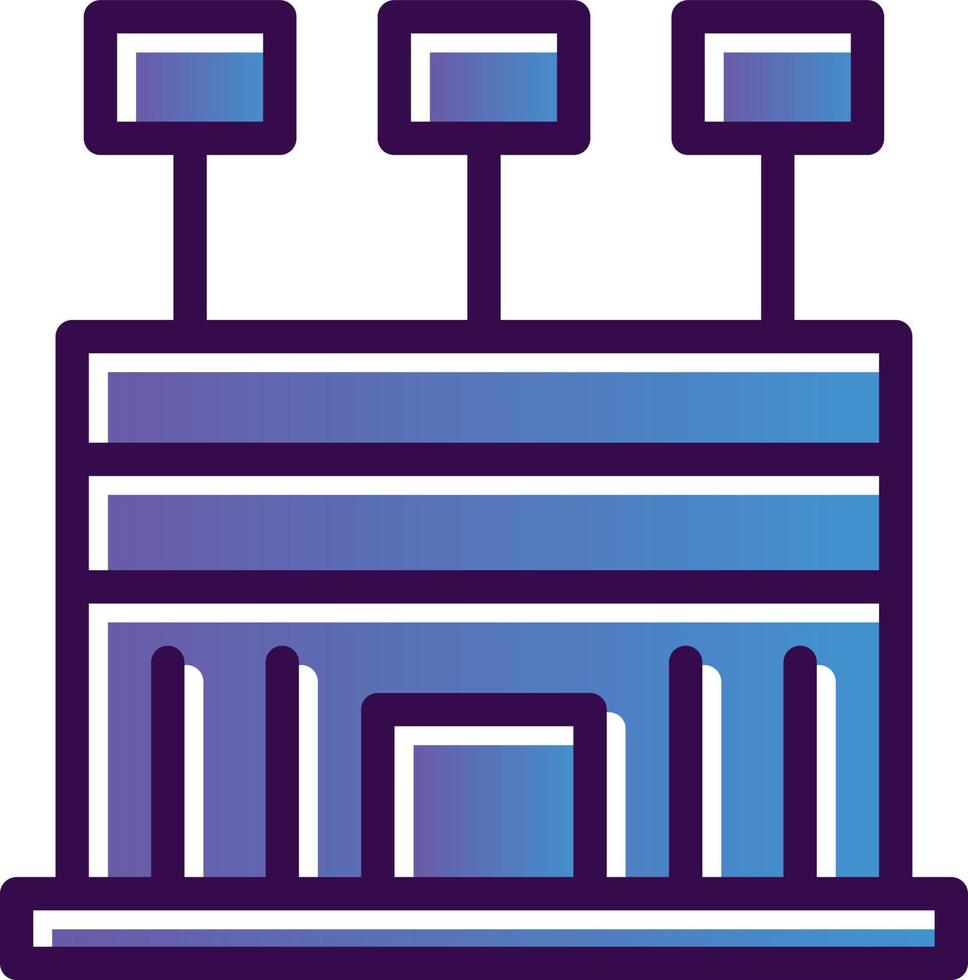 Stadium Vector Icon Design