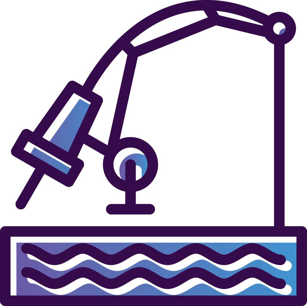 Fishing Vector Icon Design