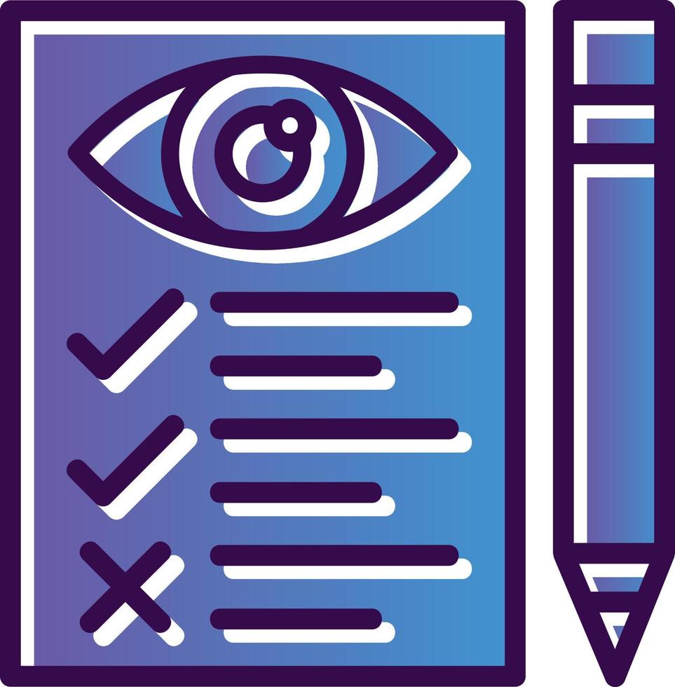 Eye Test Vector Icon Design