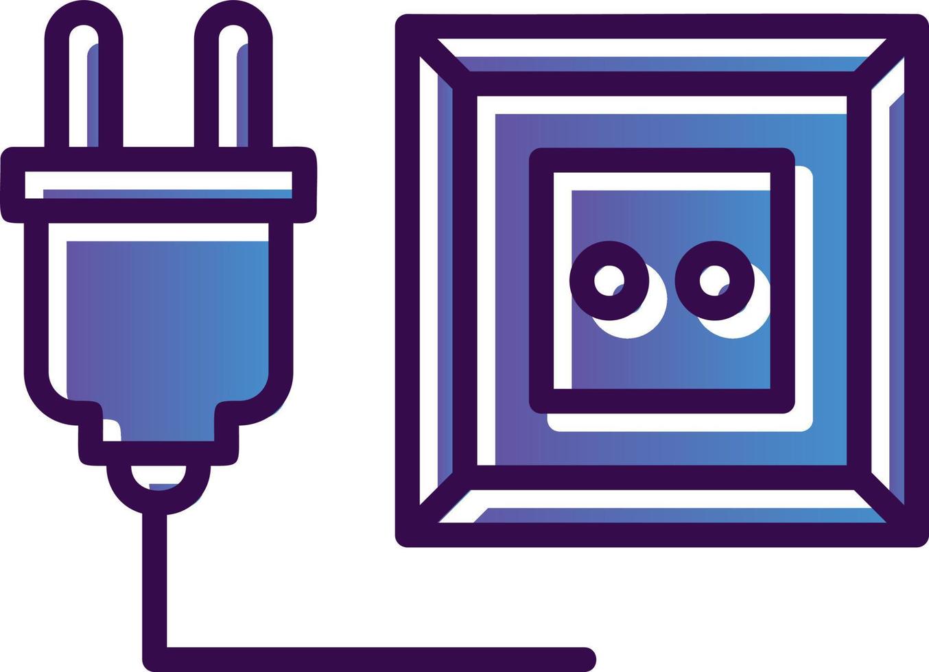 Unplugged Vector Icon Design