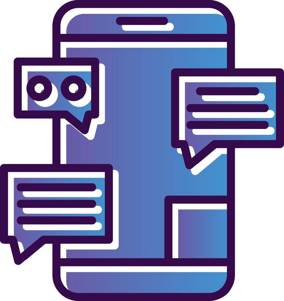 Live Chat Vector Icon Design