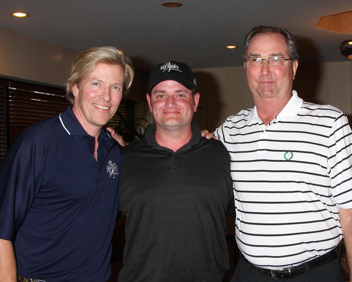 Jack Wagner Tim Curren Bone marrow donor to Dennis and Dennis Wagner Jacks brotherat the 4th Annual Jack Wagner Celebrity Golf Classic to benefit The Leukemia  Lymphoma Society Golf TournamentValencia Country ClubValencia  CAApril 27 20102010 photo