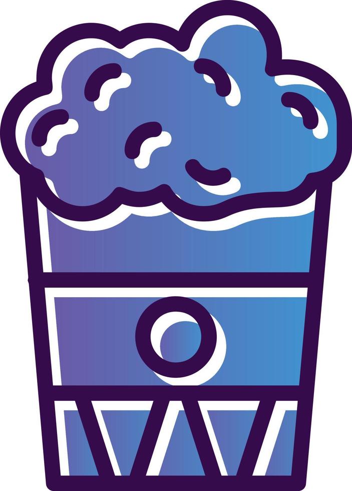 Popcorn Vector Icon Design