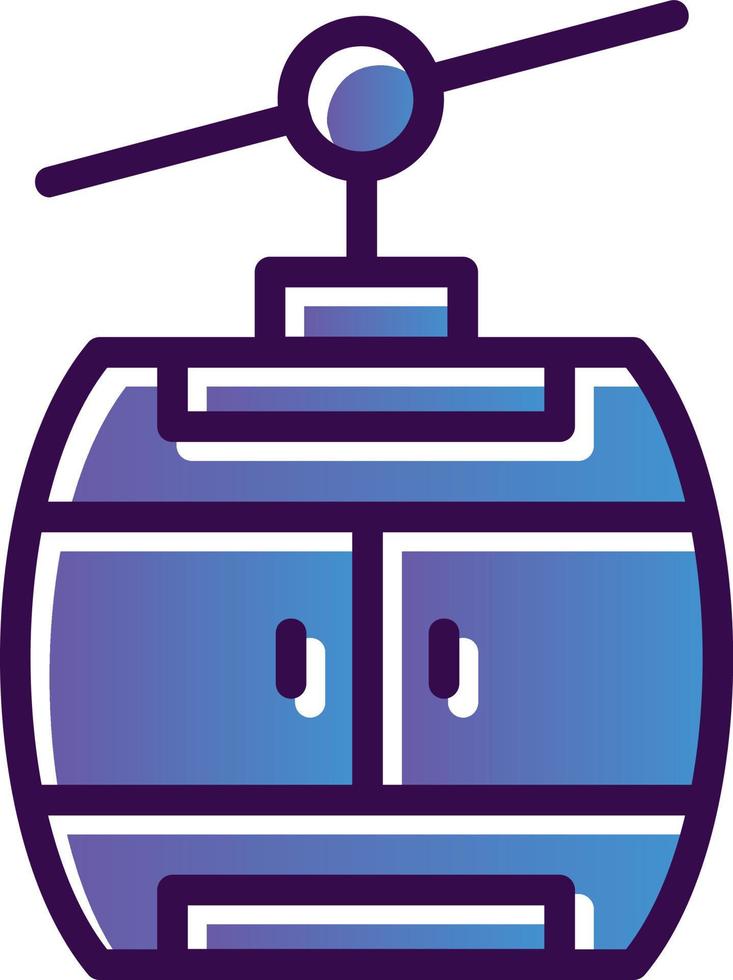 Gondola Vector Icon Design