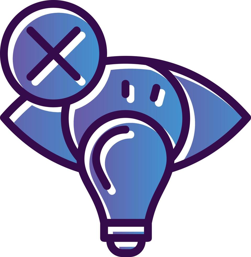 Photophobia Vector Icon Design