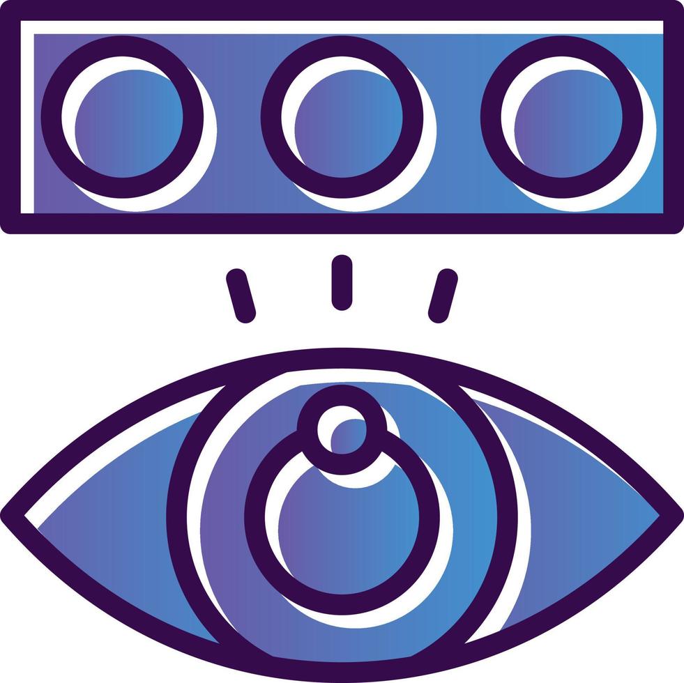 Color Blindness Test Vector Icon Design