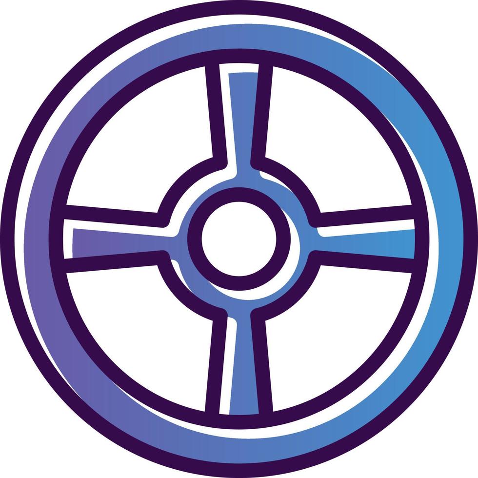 Wheel Vector Icon Design