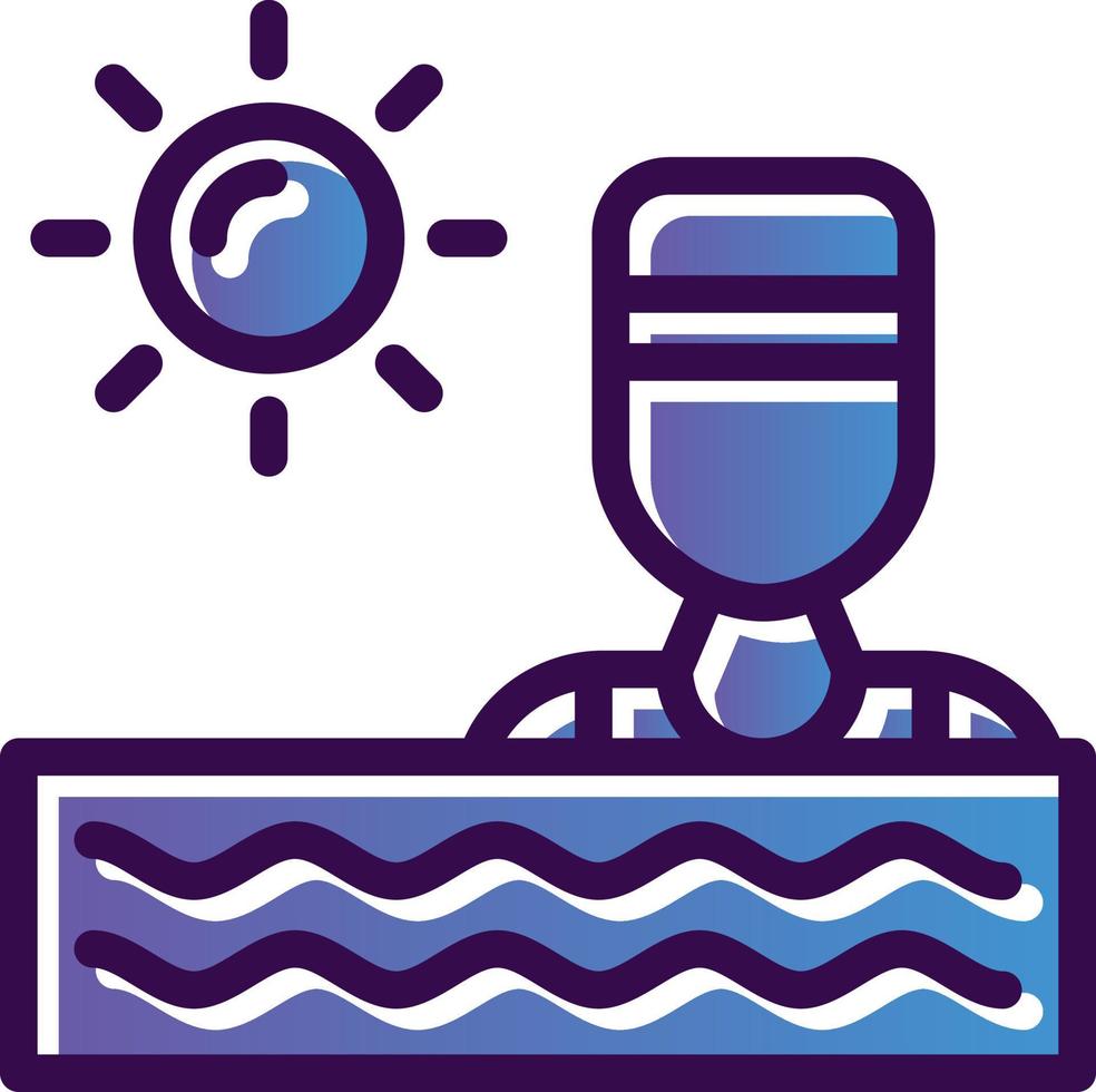 Swimming Vector Icon Design