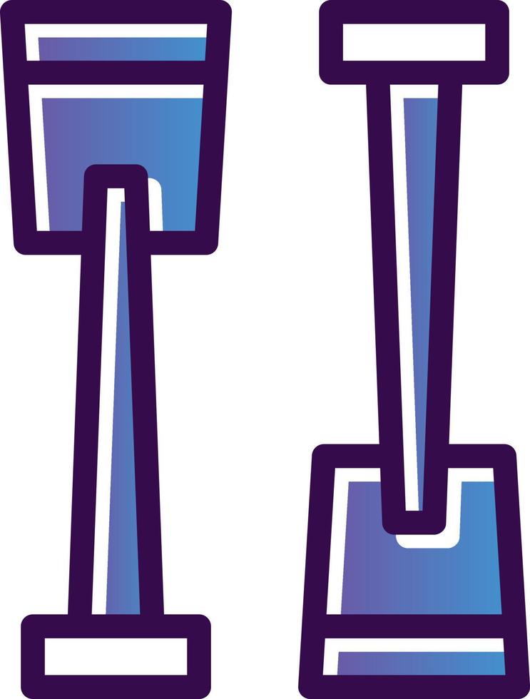 Paddle Vector Icon Design