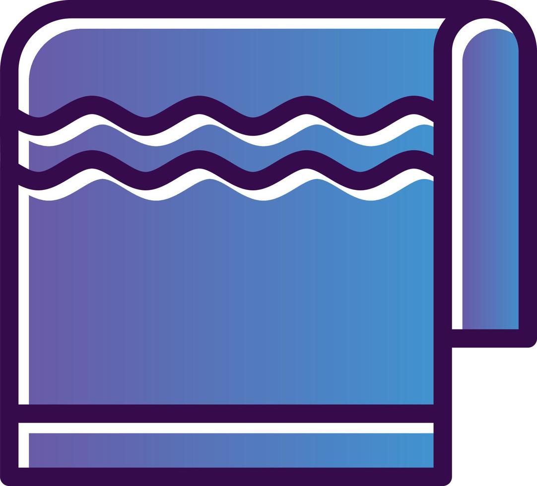 Towel Vector Icon Design