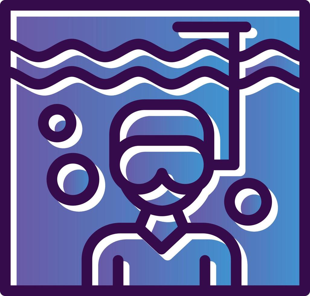 Diving Vector Icon Design