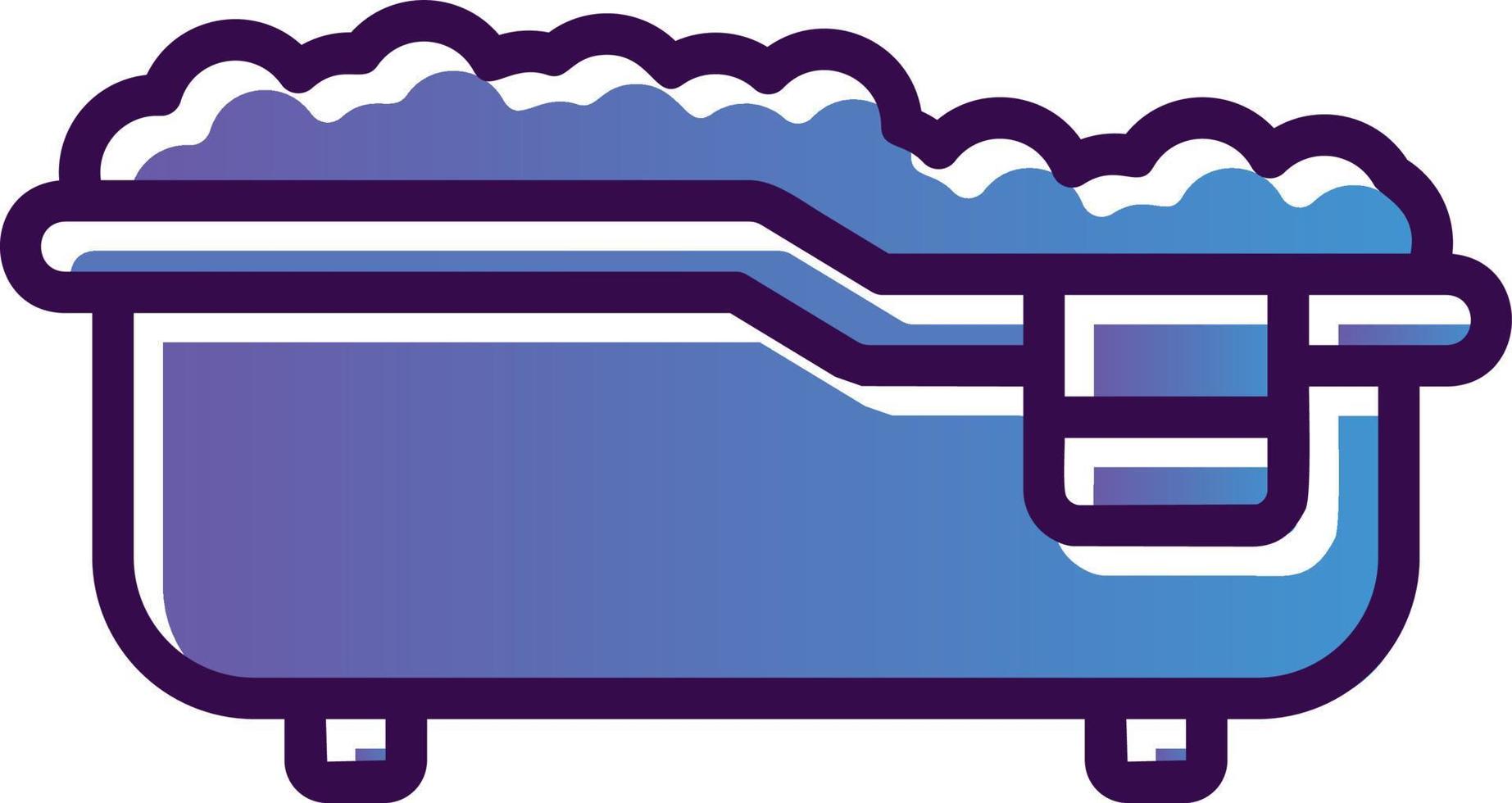 Bathtub Vector Icon Design