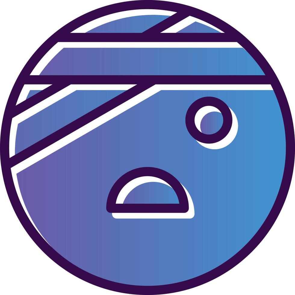 Injured Vector Icon Design