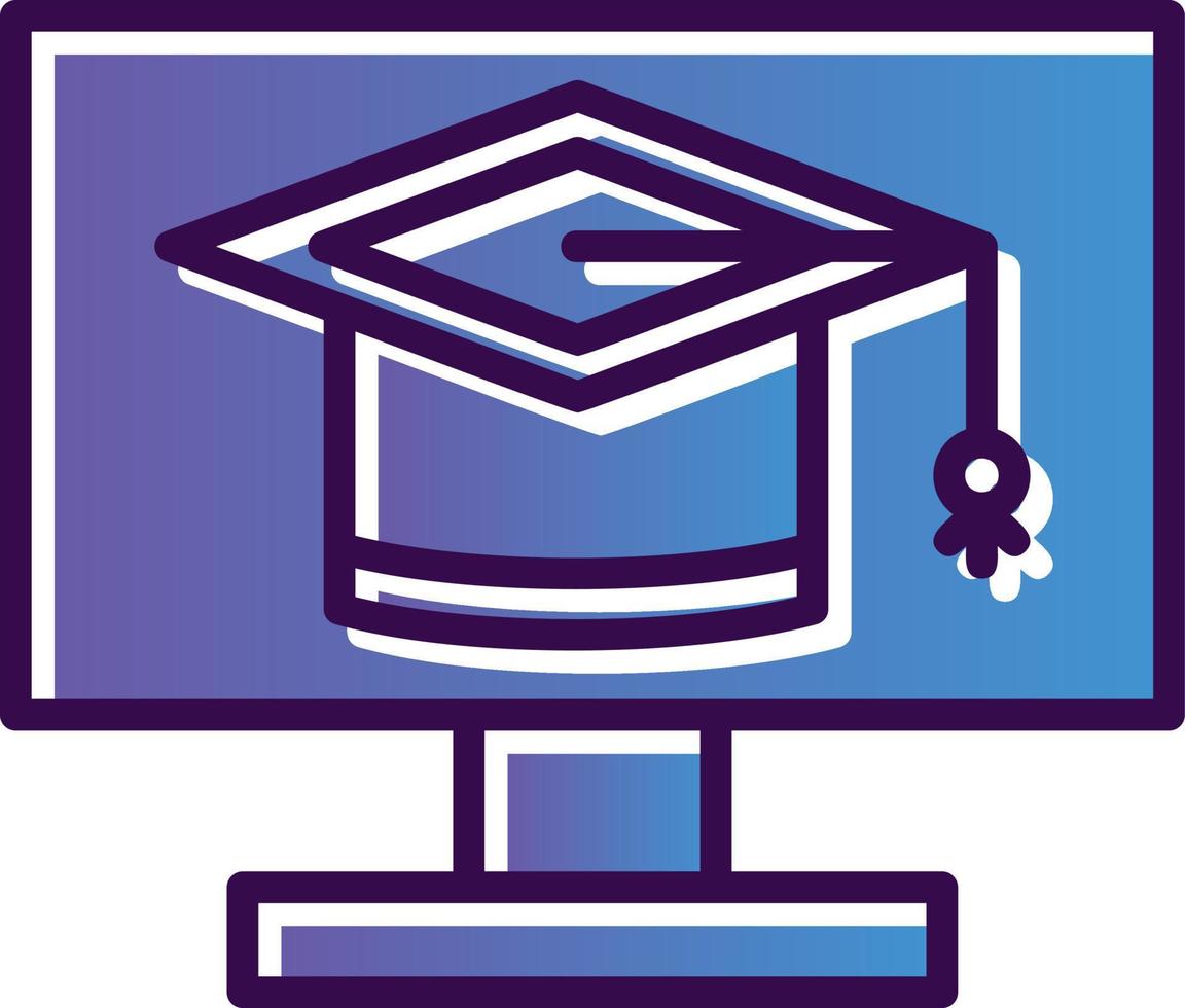 E Learning Vector Icon Design