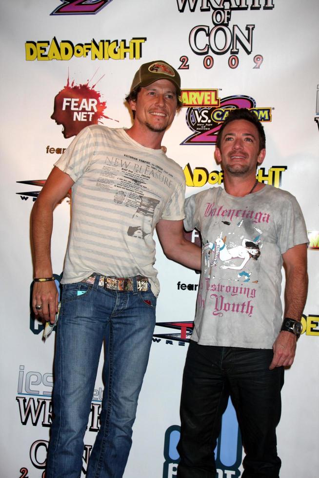 Corin Nemic  David Faustino arriving at the Wrath of Con Party at the Hard Rock Hotel in San Diego CA on July 24 20092009 photo