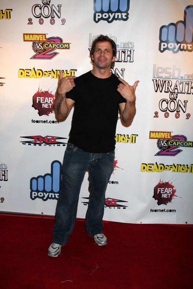 Zach Snyder arriving at the Wrath of Con Party at the Hard Rock Hotel in San Diego CA on July 24 20092009 photo