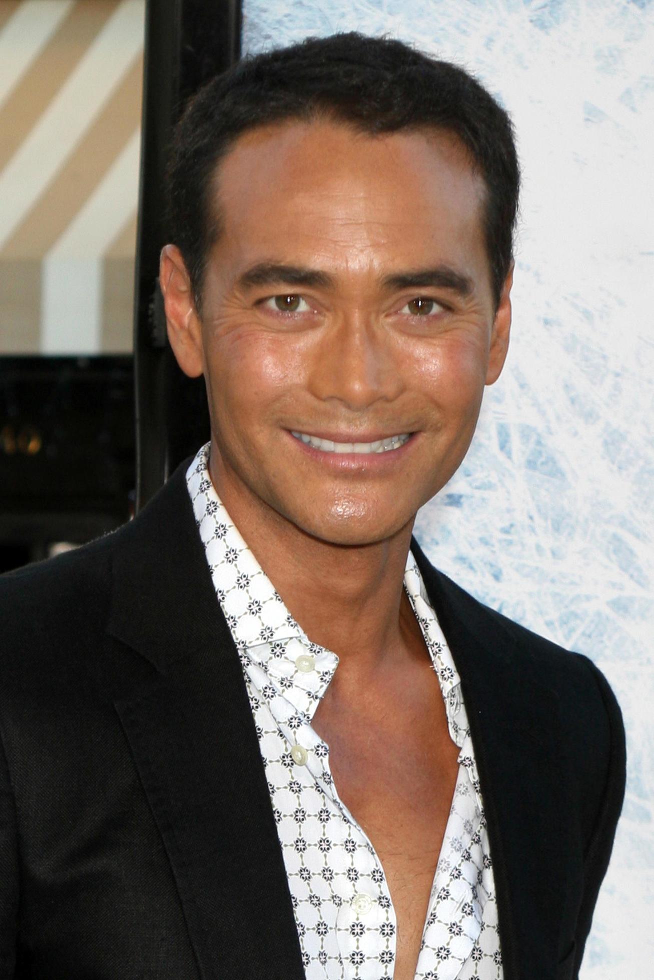 Mark Dacascos arriving at the Whiteout Premiere at the Manns Village