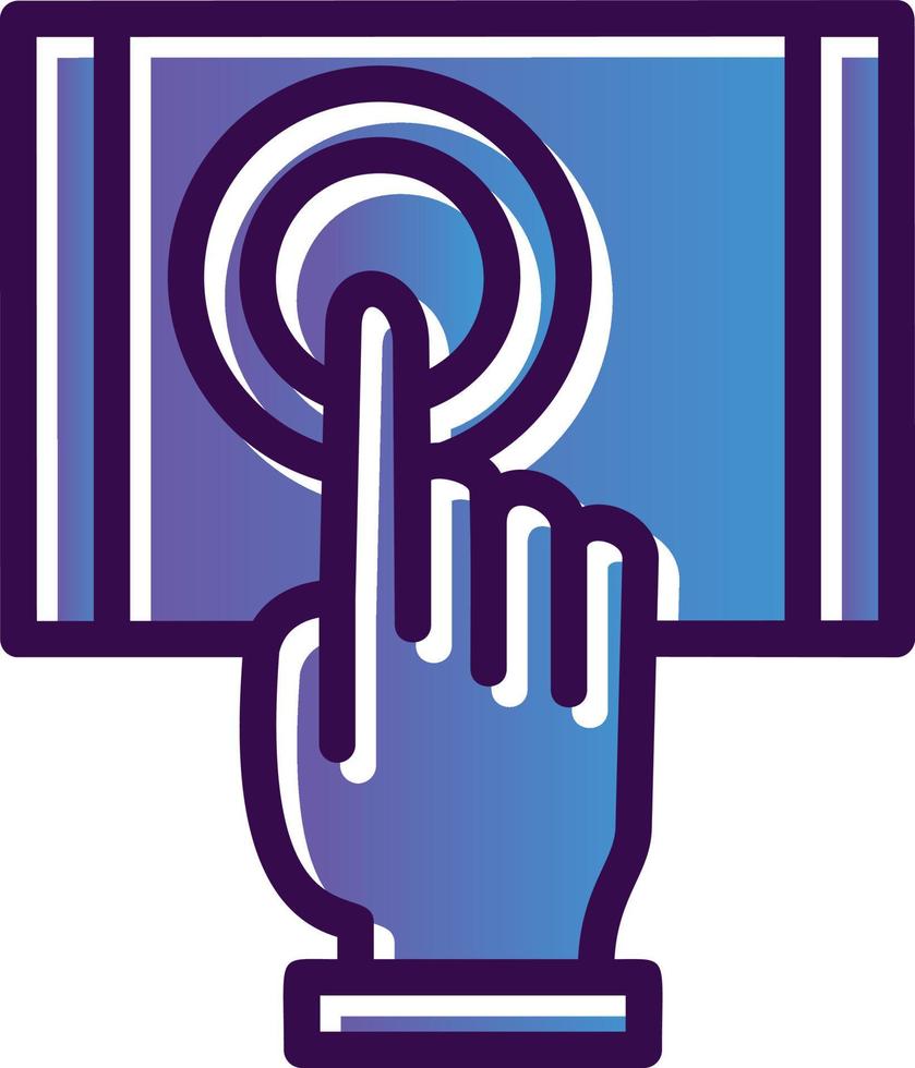 Touch Screen Vector Icon Design