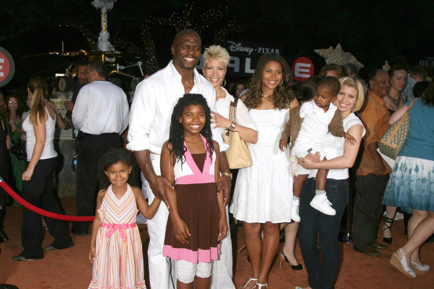 Terry Crews  Family arriving at the Wolrd Premiere of WallE at the Greek Theater in Los Angeles CA onJune 21 20082008 photo