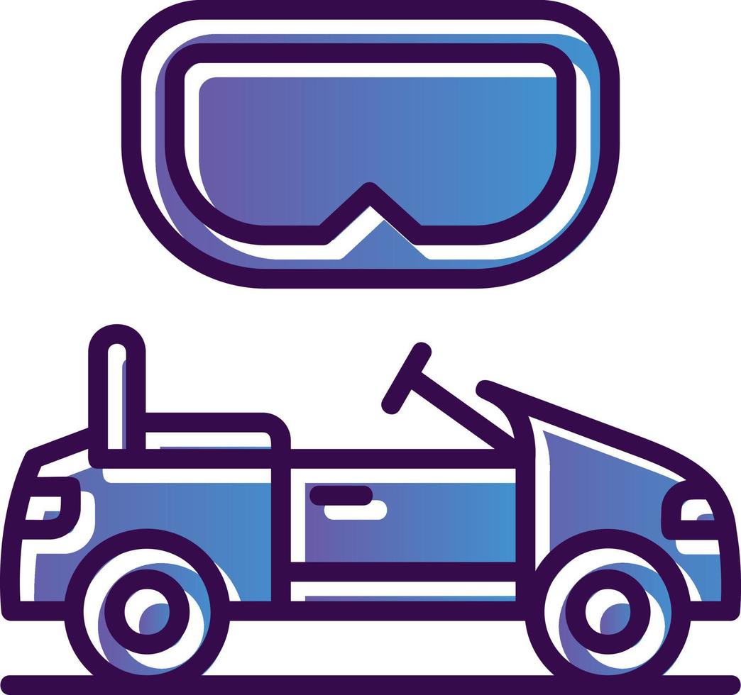 Vr Ride Vector Icon Design