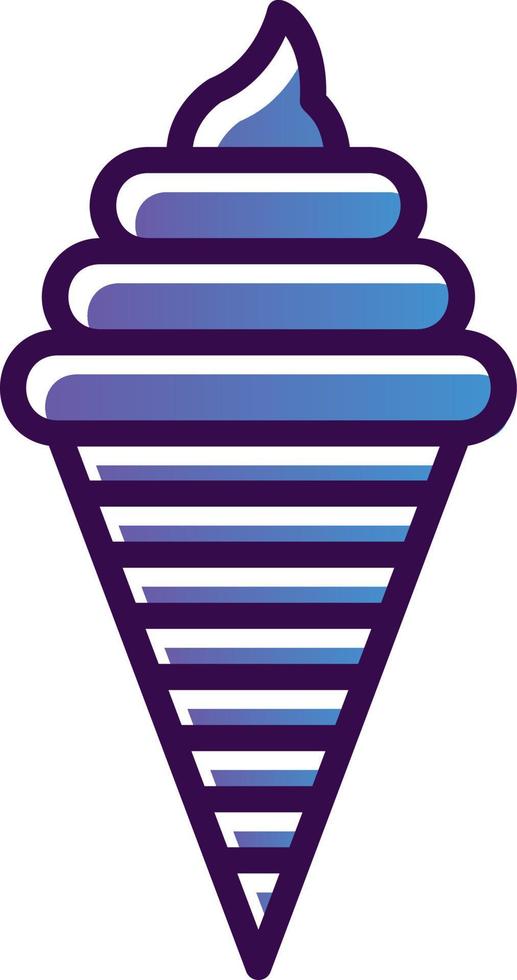 Ice Cream Vector Icon Design