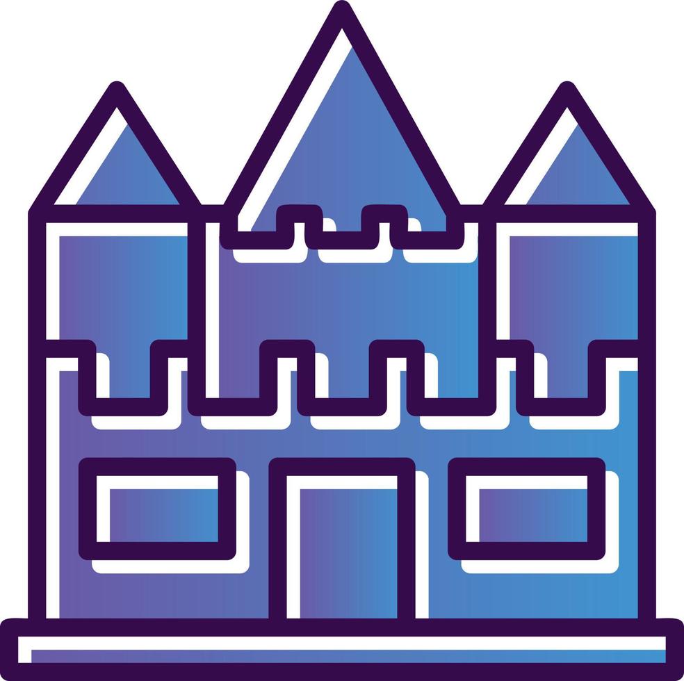 Castle Vector Icon Design