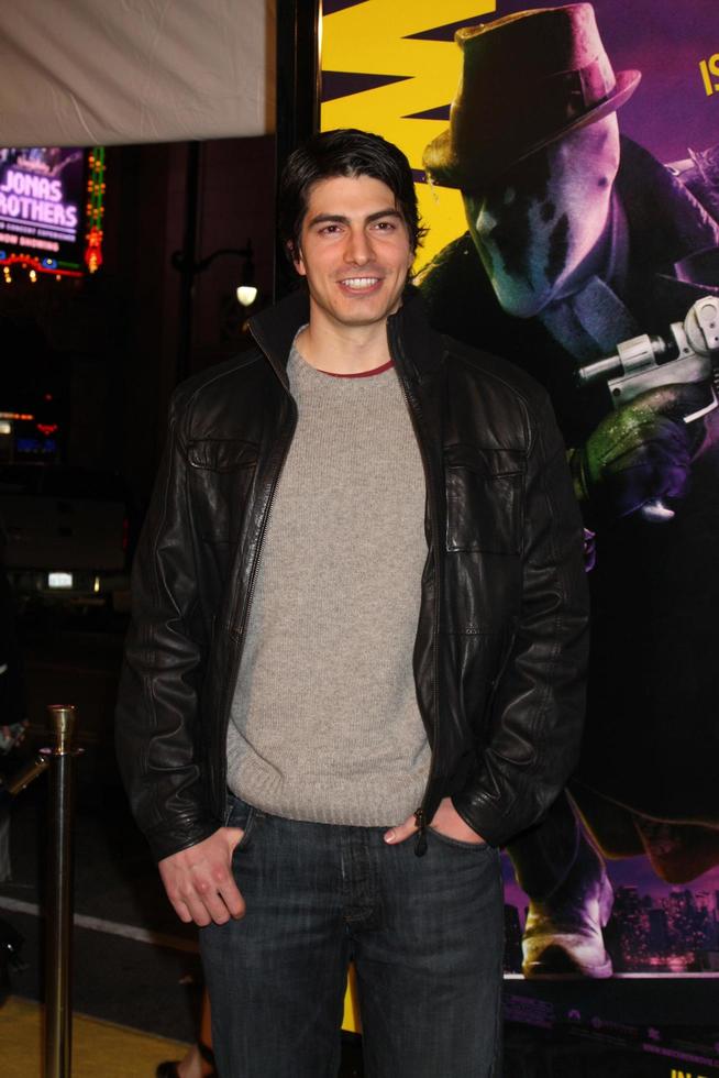Brandon Routh  arriving at the Watchman Premiere at Manns Graumans Theater in Los Angeles CA  onMarch 2 20092009 photo