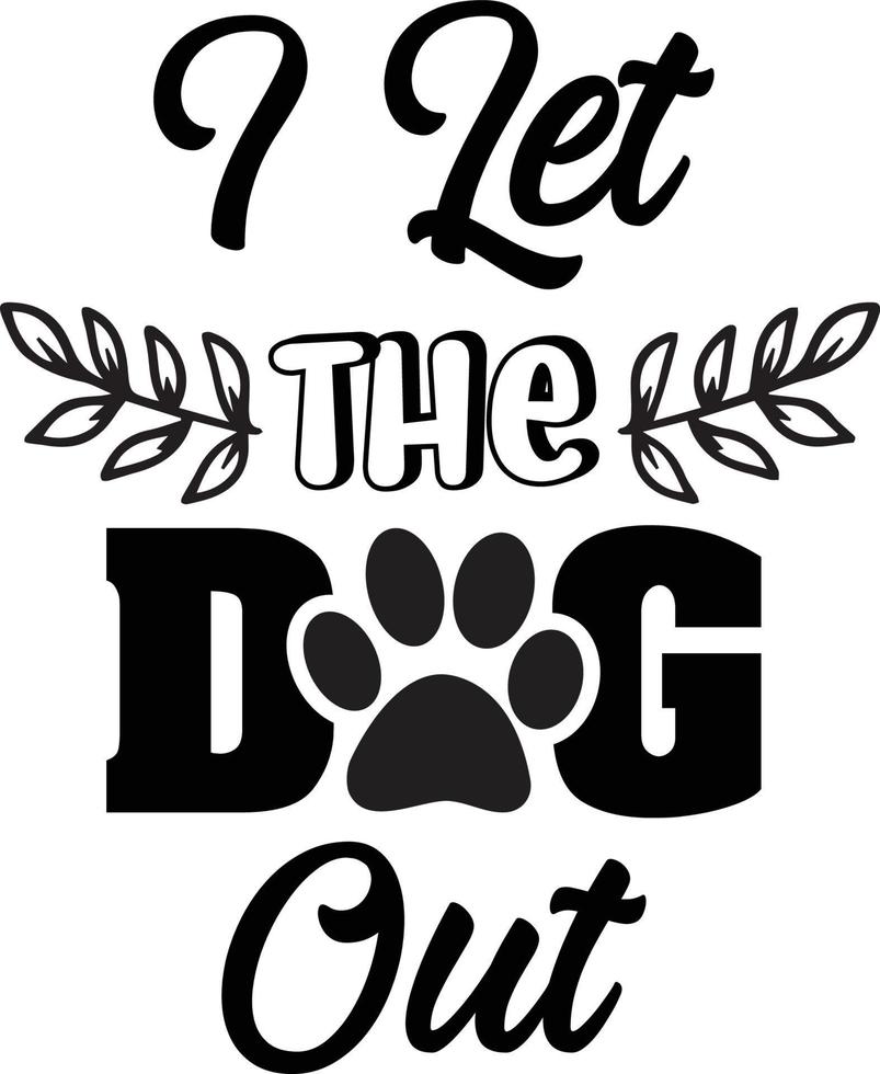 Dog T-shirt Design vector